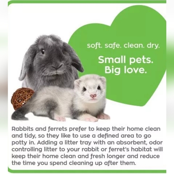 Carefresh Rabbit and Ferret Litter Dust-Free, Lig - Picture 3 of 3